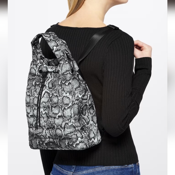 Campsite Black and Gray Backpack with Snake Print - Picture 4 of 4